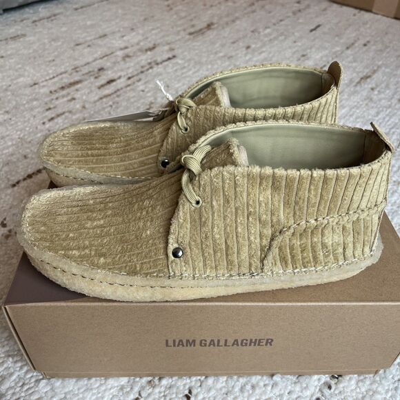 NEW Clarks x Liam Gallagher LG Collab Desert Rain Shoes Men 9 Wallabees EU 42 - Picture 5 of 15
